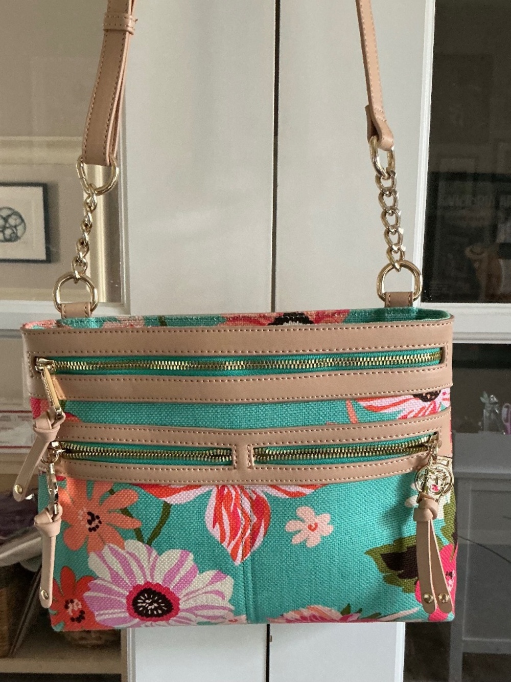 Spartina 449 Hipster Crossbody Floral Purse